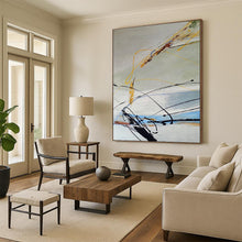 Load image into Gallery viewer, Dynamic Strokes - Bold Line Abstract Acrylic, Fit for Energetic Home Gyms and Modern Art Galleries at Home DTP035
