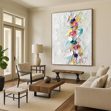 Load image into Gallery viewer, “Earth - Tone Minimalism” Abstract Brown - and - White Painting on Canvas, Understated Decor DKH974
