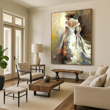Load image into Gallery viewer, Expressive Abstract Painting, Colorful Figurative Art for Music Room &amp; Gallery LargeART2175
