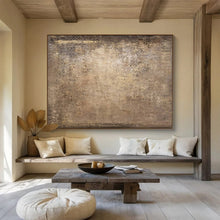 Load image into Gallery viewer, Neutral Textured Abstract - Timeless Living Room Art LargeART1520
