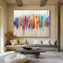Load image into Gallery viewer, “Colorful Dripping Symphony” - Vivid Abstract Acrylic, Suits Art Studio and Living Room DLZ223
