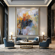 Load image into Gallery viewer, Textured Modern Abstract Art for Industrial - chic Loft &amp; Avant - garde Gallery LargeART0928
