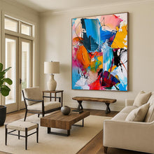 Load image into Gallery viewer, Colorful Abstract Chaos Art - Great for Modern Art Gallery &amp; Energetic Startup Office LargeART0689
