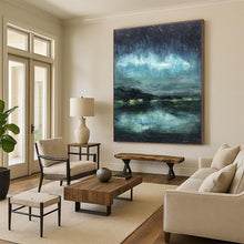 Load image into Gallery viewer, Oversized Starry Night Aurora Acrylic Art for Bedroom &amp; Home Theater LargeART0417
