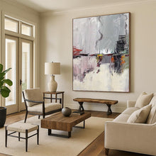 Load image into Gallery viewer, Large - Scale Gray - Colorful Abstract Landscape Art for Modern Hotel Lobby &amp; Creative Office LargeART0402
