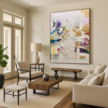 Load image into Gallery viewer, “Colorful Palette Knife Chaos” Abstract Painting on Canvas, Creative Studio Decor DKH1035
