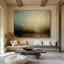 Load image into Gallery viewer, Softly Colored Abstract Landscape Painting on Canvas - “Misty Morning” DKH773
