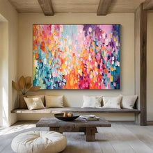 Load image into Gallery viewer, Colorful Abstract “Confetti Sky” Painting on Canvas, Joyful Modern Art DKH860
