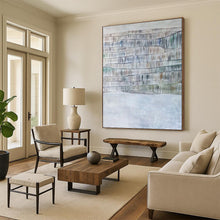 Load image into Gallery viewer, “Color - Infused Waves: Bohemian Abstract” Abstract Painting on Canvas, Eclectic Living Room Decor DKH1043
