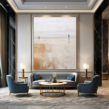 Load image into Gallery viewer, Two Figures Abstract Canvas Painting, Perfect for Romantic Bedroom &amp; Intimate Living Room LargeART1313
