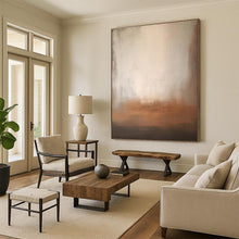 Load image into Gallery viewer, Oversized Soft Tonal Abstract Art for Serene Bedroom &amp; Minimalist Spa LargeART0519
