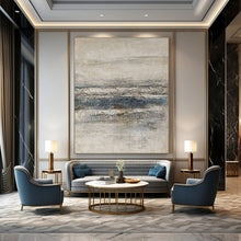 Load image into Gallery viewer, Neutral Textured Abstract Art for Rustic - style Living Room &amp; Minimalist Art Gallery LargeART0964
