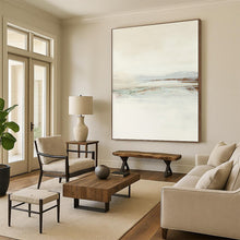 Load image into Gallery viewer, Soft Beige &amp; Subtle Shades – Abstract Landscape Oil with Gentle Transitions DTP224
