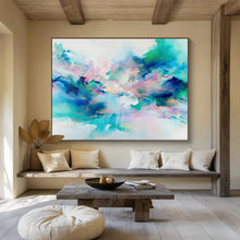 Load image into Gallery viewer, Dreamy Fluid Abstract Canvas Painting DKH486
