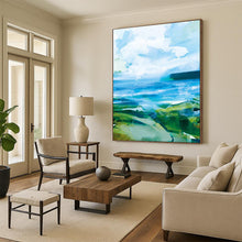 Load image into Gallery viewer, Seaside Hues Blend – Blues, Greens, Whites for Coastal Abstraction DTP183
