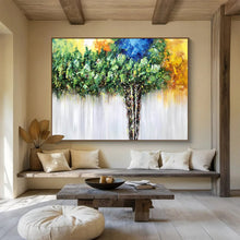 Load image into Gallery viewer, Colorful Abstract Tree Art for Bohemian Living Room &amp; Creative Kids’ Space DKH176
