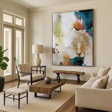 Load image into Gallery viewer, “Colorful Abstract Energy” Abstract Painting on Canvas, Creative Studio Decor DKH1019
