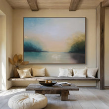 Load image into Gallery viewer, Soft - Toned Ethereal Riverview Abstract acrylic painting DLZ014
