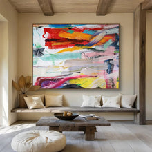 Load image into Gallery viewer, Vibrant Abstract Expressionist Painting for Bold Living Room &amp; Contemporary Art Space DKH305
