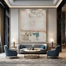 Load image into Gallery viewer, Pastel Textured Abstract Art for Bohemian - style Bedroom &amp; Light - filled Art Café LargeART0954
