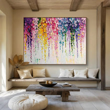 Load image into Gallery viewer, Hand - painted Massive Colorful Dripping Circles Acrylic Art for Playful Kids’ Rooms LargeART1768
