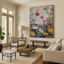 Load image into Gallery viewer, Colorful Impasto Floral Art, Perfect for Cheerful Kitchen &amp; Bright Sunroom LargeART2142
