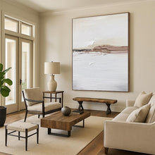 Load image into Gallery viewer, “Neutral Textured Landscape” - Subtle Minimalist Art on Canvas DKH1678
