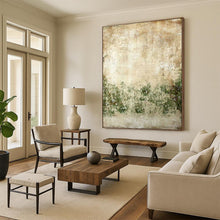 Load image into Gallery viewer, “Vintage Textured Landscape” - Rustic Abstract Art on Canvas DKH1479
