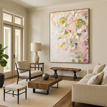 Load image into Gallery viewer, “Pastel Impasto Abstraction” - Soft Color Field Art on Canvas DKH1391
