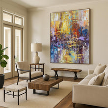 Load image into Gallery viewer, Colorful Urban Melody Art for City Loft Living Room &amp; Trendy Café LargeART0914
