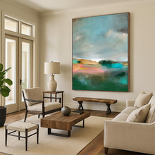 Load image into Gallery viewer, Dreamy Color - Blended Abstract Landscape, Suited for Artistic Bedroom &amp; Nature - Inspired Office LargeART2011
