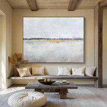 Load image into Gallery viewer, Subtle Gold - Accented Abstract Painting for Modern Bedroom &amp; Luxury Spa DKH219
