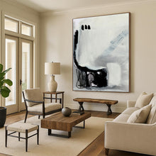 Load image into Gallery viewer, Abstract Monochrome Gestures – Gray and Black Expressive Marks DTP205
