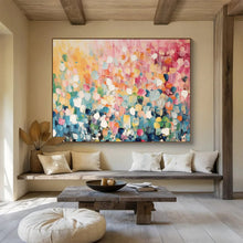 Load image into Gallery viewer, Colorful Dots Abstract Landscape Large - scale acrylic painting DLZ161
