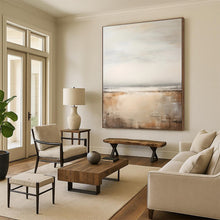 Load image into Gallery viewer, “Misty Coastal Abstraction” – Serene Abstract with Hints of a Seaside Scene DTP132
