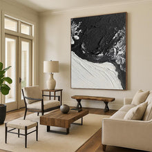 Load image into Gallery viewer, “Starry Night Voyage: Colorful Seascape” Abstract Painting on Canvas, Nautical Bedroom Decor DKH1048
