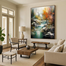 Load image into Gallery viewer, Vibrant River Landscape Art for Living Room &amp; Spa Retreat LargeART0832

