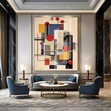 Load image into Gallery viewer, Colorful Geometric Composition Acrylic Art, Suited for Playroom &amp; Modern Lounge LargeART1042
