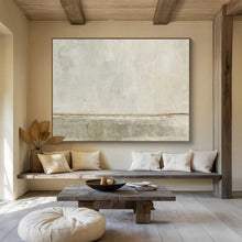 Load image into Gallery viewer, Minimalist Abstract Painting on Canvas - “Subtle Divide” DKH736
