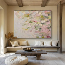 Load image into Gallery viewer, Pastel Petal Patchwork Large - scale acrylic painting DLZ177
