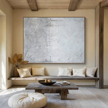 Load image into Gallery viewer, Minimalist “Gray Textures” Painting on Canvas, Subtle Abstract Decor DKH848
