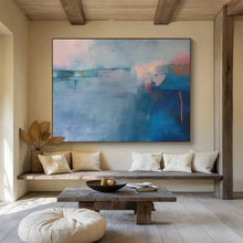 Load image into Gallery viewer, Cool - Toned Abstract Painting with Subtle Shifts DKH477
