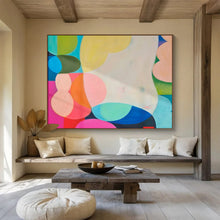 Load image into Gallery viewer, Colorful Geometric Abstract Art for Modern Playroom &amp; Creative Coworking Space DKH056
