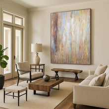 Load image into Gallery viewer, “Softly Blended Hues” Abstract Textured Painting on Canvas, Calming Wall Art DKH946
