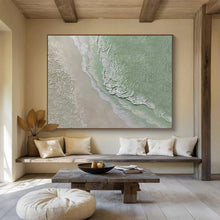 Load image into Gallery viewer, “Textured Landscape Abstraction” - Earthy Tones Abstract Acrylic, Suits Nature - Themed Room and Art Studio DLZ248
