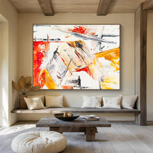 Load image into Gallery viewer, Dynamic Abstract Brushstroke Painting On Canvas DKH400
