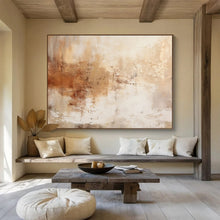 Load image into Gallery viewer, Warm - Hued Abstract Painting for Bohemian Living Room &amp; Vintage - Style Café DKH330
