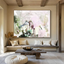 Load image into Gallery viewer, Pastel Abstract Landscape Abstract acrylic painting DLZ119
