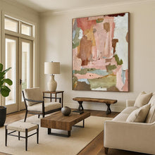Load image into Gallery viewer, Soft Color - Block Abstract Art, Suited for Calm Nursery &amp; Minimalist Café LargeART2285
