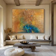 Load image into Gallery viewer, Mixed - Media Abstract Painting On Canvas DKH388
